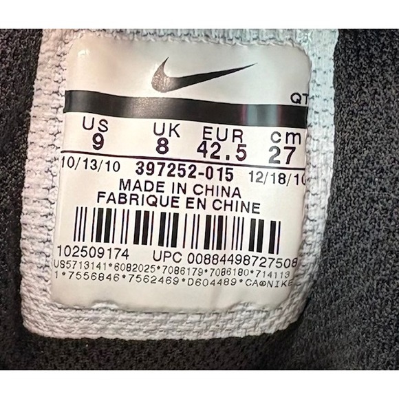 Nike Air Max 24/7 Metallic Gold Black 397252-015 Mens sneakers size 9 - Picture 8 of 8